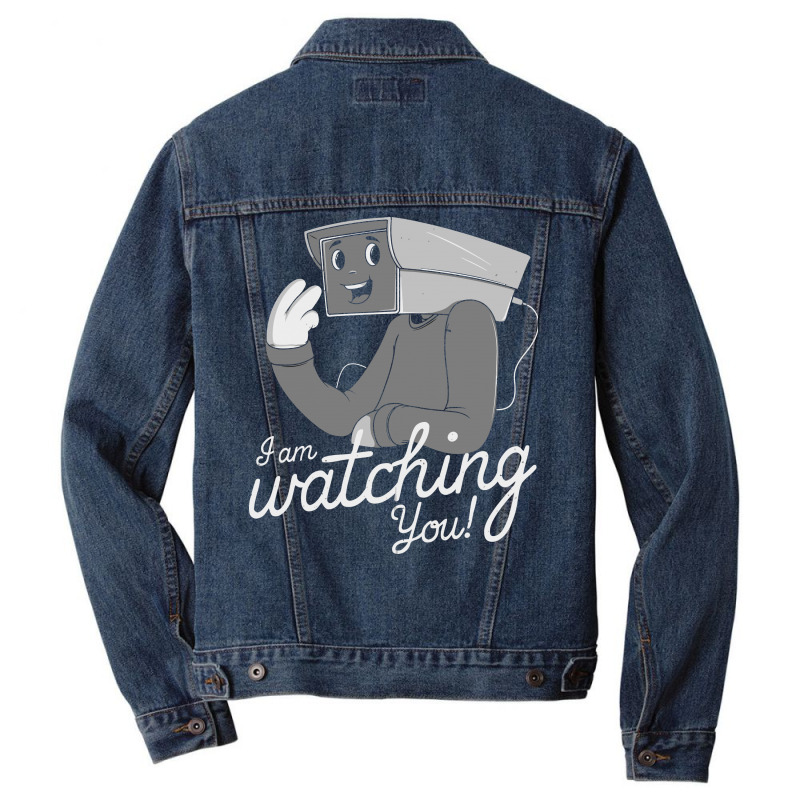 I Am Watching You Men Denim Jacket | Artistshot