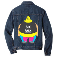 Six Pack Body Men Denim Jacket | Artistshot