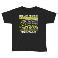 I Am A Mighty Warrior Princess Child Of God T Shirt Toddler T-shirt | Artistshot