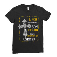 Jesus Prayer - Eastern Orthodox & Catholic Christian Faith For Mens Wo Ladies Fitted T-shirt | Artistshot