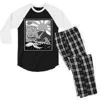 Women Men Green Animal Funny Gifts Boys Girls Men's 3/4 Sleeve Pajama Set | Artistshot