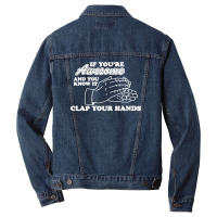 Awesome Clap Your Hand Men Denim Jacket | Artistshot