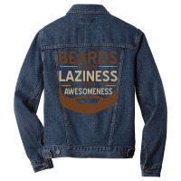 Beards Laziness Men Denim Jacket | Artistshot