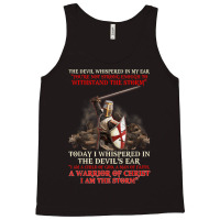 Knight Templar I Am A Child Of God A Warrior Of Christ Art Tank Top | Artistshot