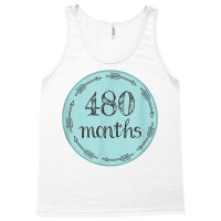 Funny 40th Birthday Shirt Milestone Belly Badge Gift T Shirt Tank Top | Artistshot