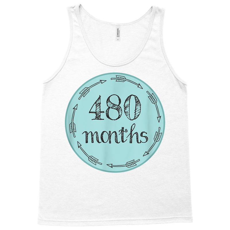 Funny 40th Birthday Shirt Milestone Belly Badge Gift T Shirt Tank Top by kalerttjay | Artistshot