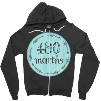 Funny 40th Birthday Shirt Milestone Belly Badge Gift T Shirt Zipper Hoodie | Artistshot