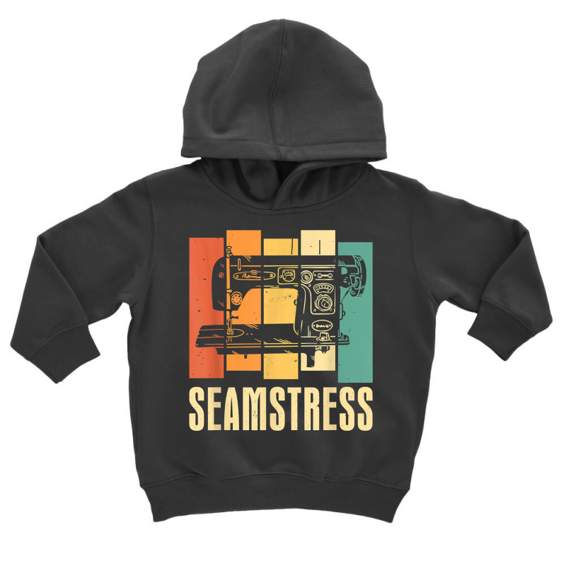 Retro Sewing Machine Dressmaker   Vintage Seamstress T Shirt Toddler Hoodie | Artistshot