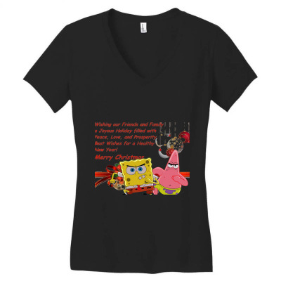 Christmas Design Future Art With The Best Quality Women's V-neck T-shirt Designed By Cocannan0