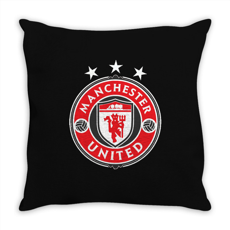 United Manchester Throw Pillow | Artistshot