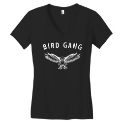 bird gang eagle   philadelphia football fans Women's V-Neck T-Shirt | Artistshot