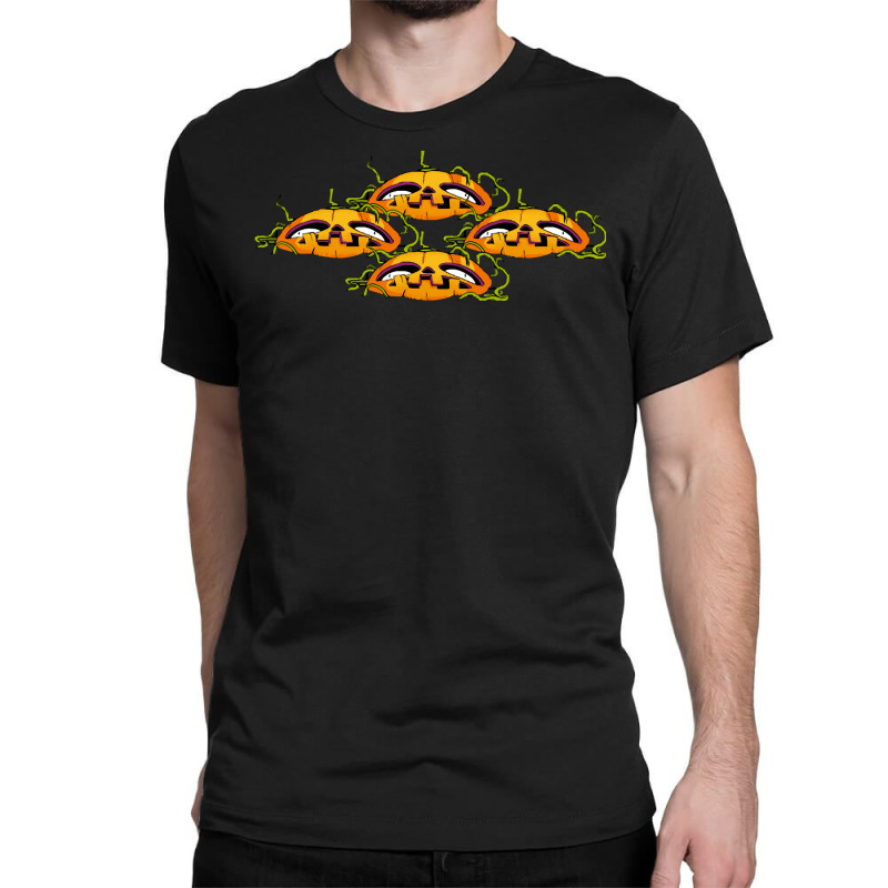 Pumpkin T Shirtpumpkins Rising T Shirt By Amateur Club Classic T-shirt by dovie97587 | Artistshot