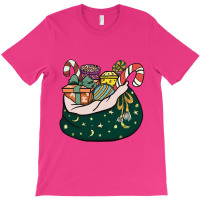 Santa Claus Gift Bag T-shirt | Artistshot