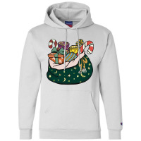 Santa Claus Gift Bag Champion Hoodie | Artistshot