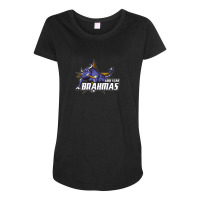 Lone Star Brahmas Maternity Scoop Neck T-shirt | Artistshot