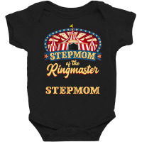 Womens Stepmom Of The Ringmaster I Circus Themed Birthday Party T Shir Baby Bodysuit | Artistshot