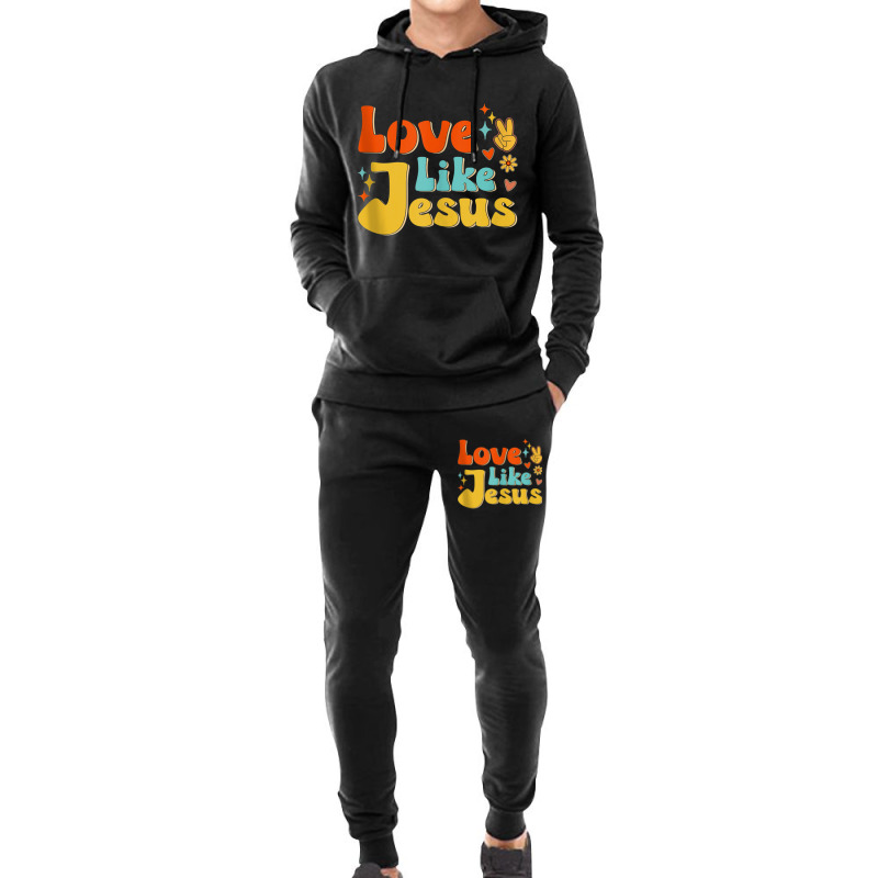 Love Like Jesus Mens My Favorite Hoodie & Jogger set by Aria-Proctor | Artistshot