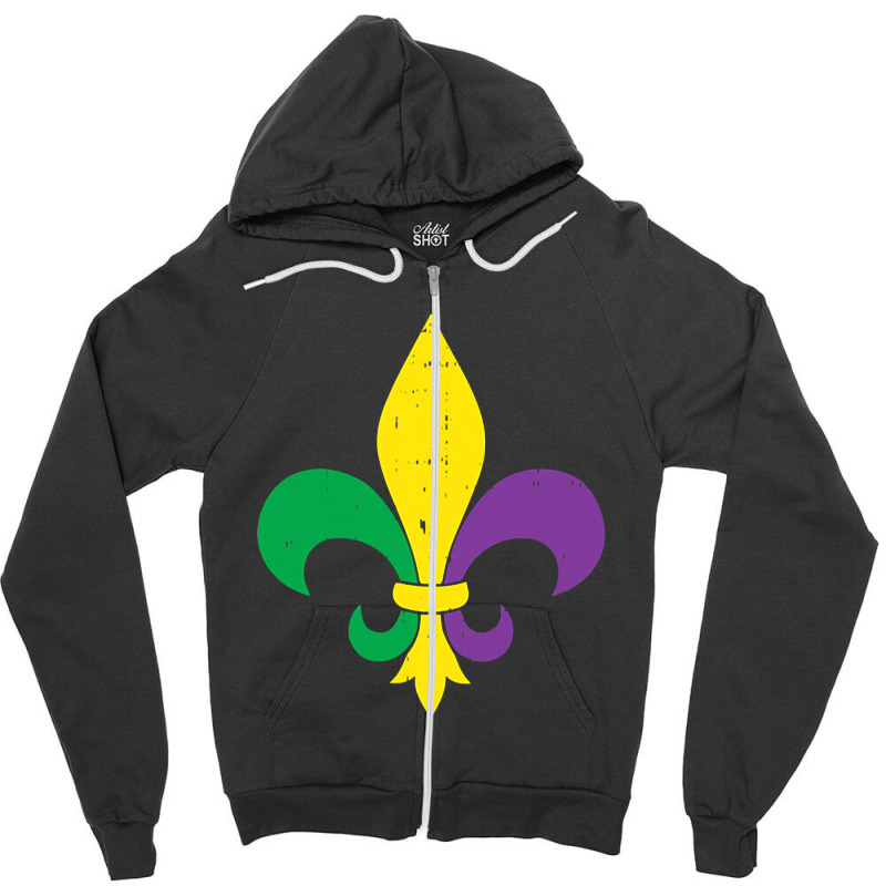 Jester Har Pocket Mardi Gras Party Parade Carnival Men Women Zipper Hoodie | Artistshot