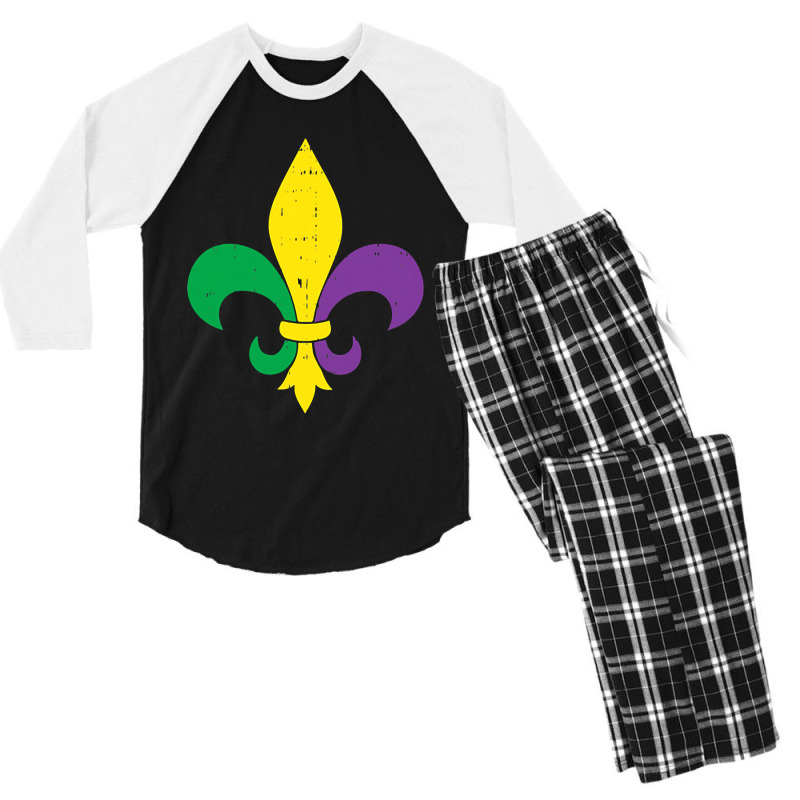 Jester Har Pocket Mardi Gras Party Parade Carnival Men Women Men's 3/4 Sleeve Pajama Set | Artistshot