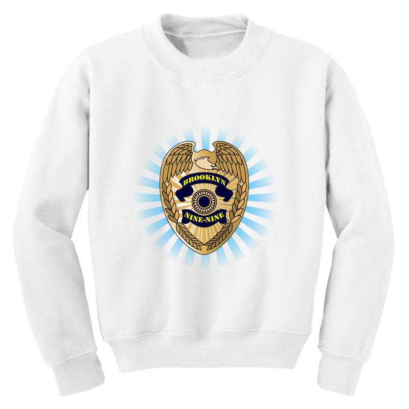 Brooklyn Nine Nine Badge Youth Sweatshirt by soejoon | Artistshot