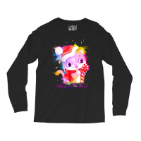 Merry Christmas Cat Long Sleeve Shirts | Artistshot