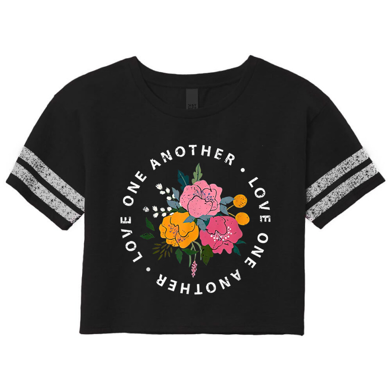 Love One Another Bible Saying Christian Mens Funny Scorecard Crop Tee by Aria-Proctor | Artistshot