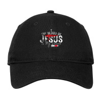 The Blood Of Jesus Is My Vaccine Christian Anti Vaccine T Shirt Adjustable Cap | Artistshot