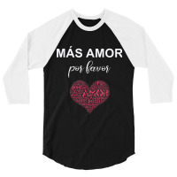 Mas Amor Por Favor Christian Gift Fruit Of The Spirit Bible Day Gift 3/4 Sleeve Shirt | Artistshot