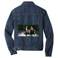 Trump And Putin Ride Men Denim Jacket | Artistshot