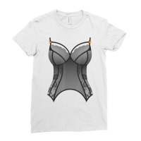 Lingerie Bustier Funny Bra T Shirt For Parties Dressing Up Ladies Fitted T-shirt | Artistshot