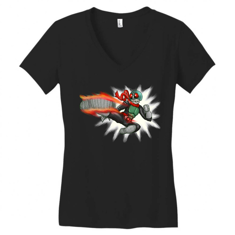 Cartoon Gifts The Bionic Woman Mens Womens Women's V-Neck T-Shirt by ZachariahArtists | Artistshot