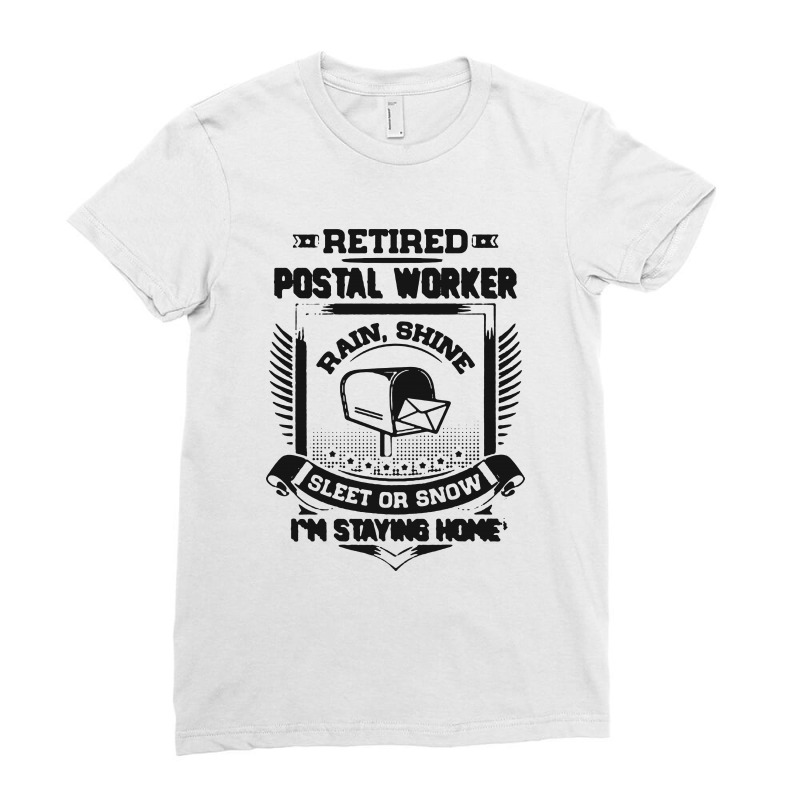 Worker Home Ladies Fitted T-Shirt by Bertaria | Artistshot