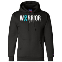 Myasthenia Gravis Awareness Teal Ribbon T Shirt Champion Hoodie | Artistshot