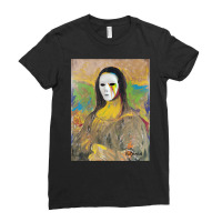 Vandalized Mona By Kid Vandal Pullover Hoodie Ladies Fitted T-shirt | Artistshot