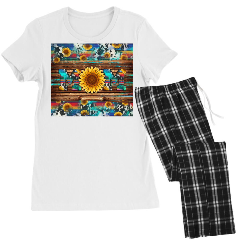 Sunflower Western Mom Women's Pajamas Set | Artistshot