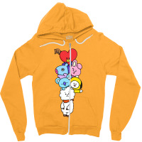 Kpop Sticker   Shooky And Cooky Zipper Hoodie | Artistshot