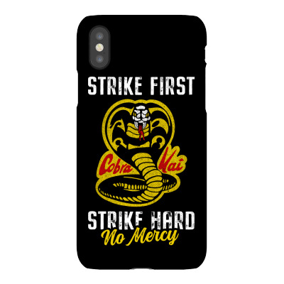 Strike First Strike Hard No Mercy Iphonex Case Designed By Toweroflandrose