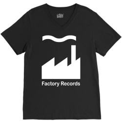factory records V-Neck Tee | Artistshot