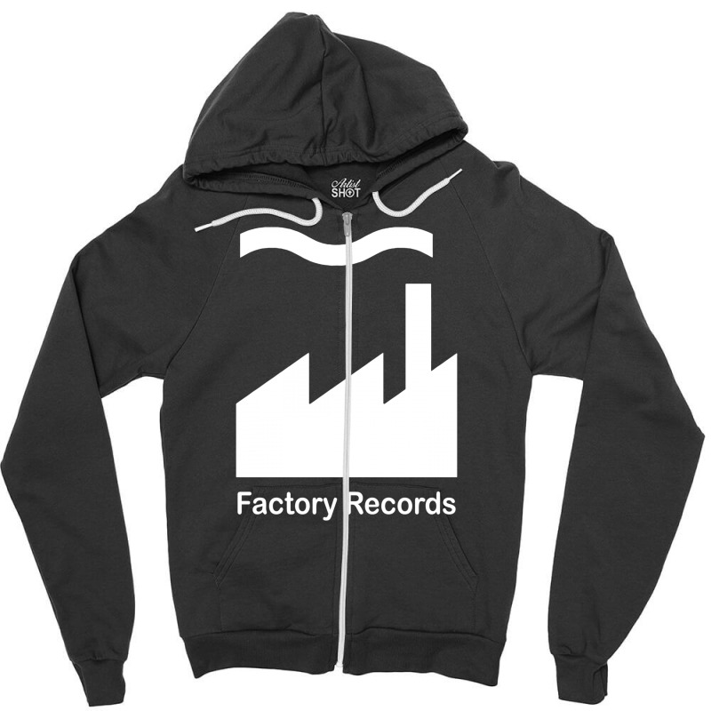 Factory Records Zipper Hoodie | Artistshot