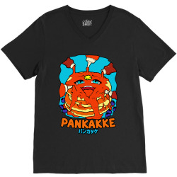 japanese pancake V-Neck Tee | Artistshot