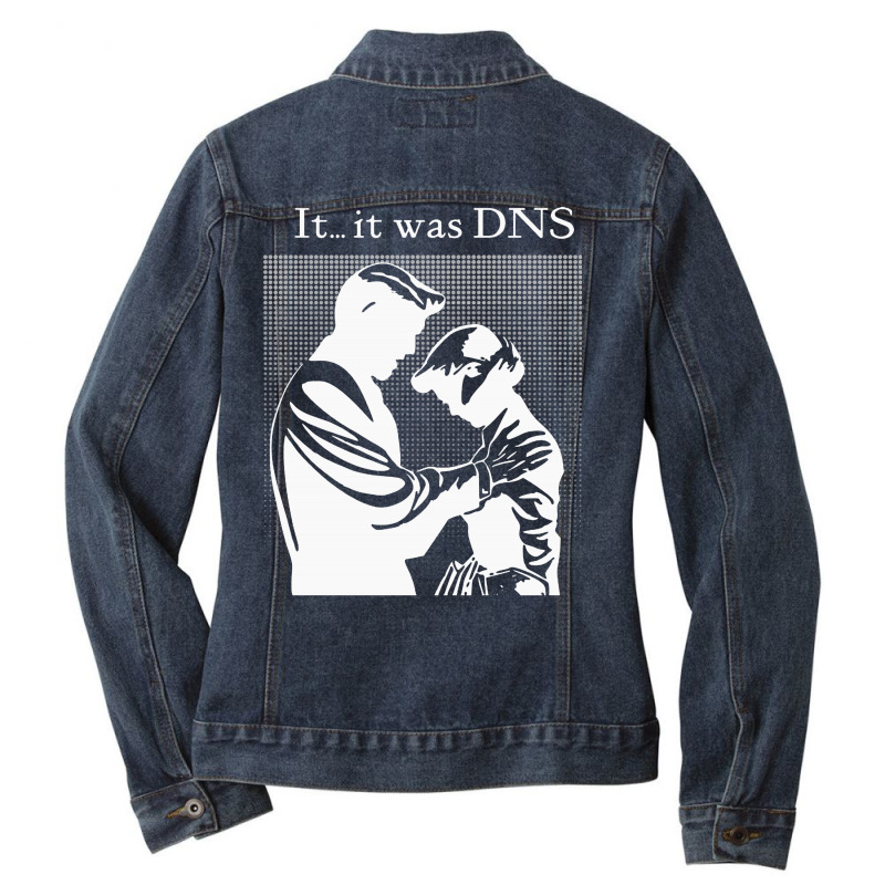 Dns (light Design) Ladies Denim Jacket by frizidan | Artistshot