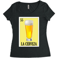 La Cerveza Lottery Gift  Mexican Lottery La Cerveza Women's Triblend Scoop T-shirt | Artistshot