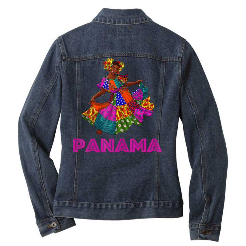 Panamanian Cultural Tourist Tee, Panama Pride & Heritage T Shirt Ladies Denim Jacket by graftmshindeatw | Artistshot