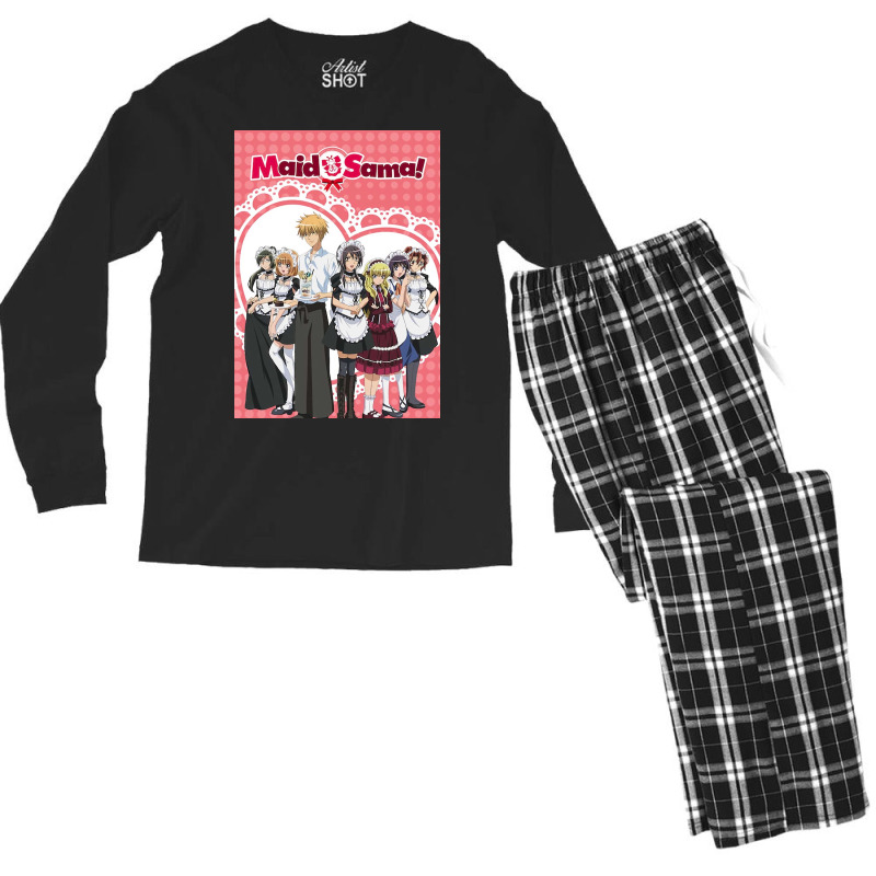 Maid Sama Men's Long Sleeve Pajama Set by Marie E | Artistshot