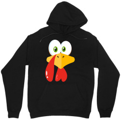 Happy Thanksgiving Tee For Boys Girls Kids Cute Turkey Face Unisex Hoodie Designed By Toyou2me0921