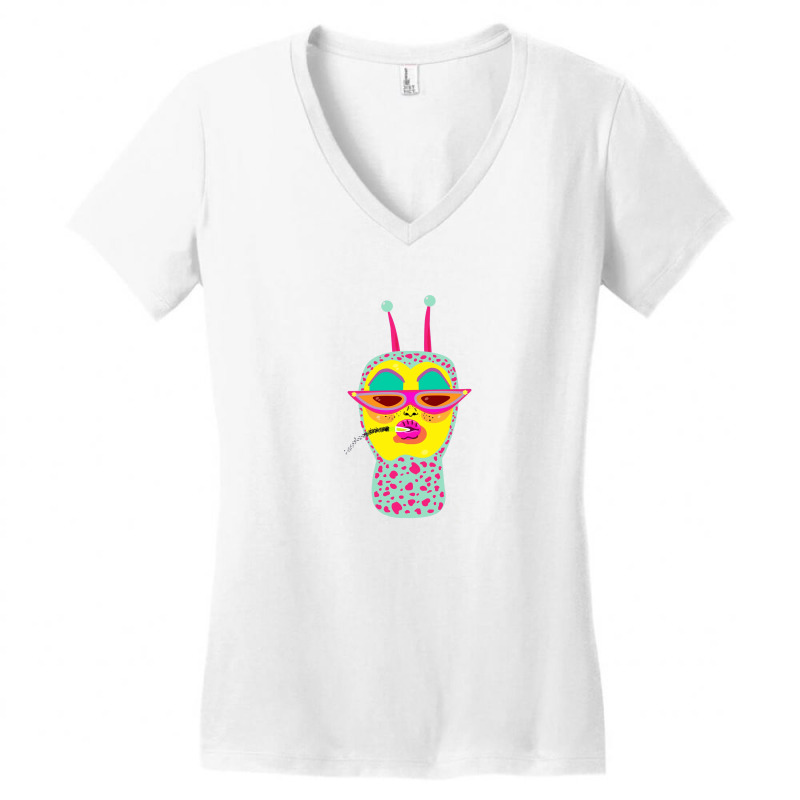 Beep Boop Bap Vintage Women's V-Neck T-Shirt by YonssCloth | Artistshot