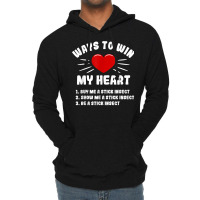 Ways To Win My Heart Stick Insect Funny Animal Meme Humor T Shirt Lightweight Hoodie | Artistshot