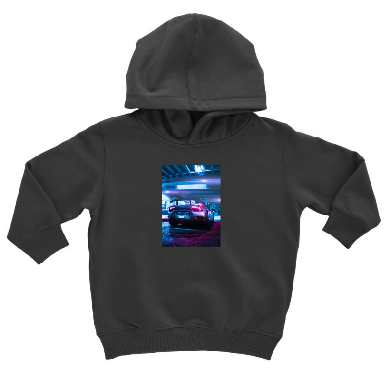 Car Neon Retro Toddler Hoodie by Jeff_Nugroho | Artistshot