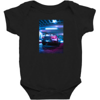 Car Neon Retro Baby Bodysuit | Artistshot