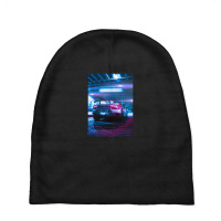 Car Neon Retro Baby Beanies | Artistshot